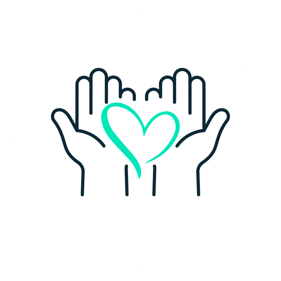 Hands holding a heart